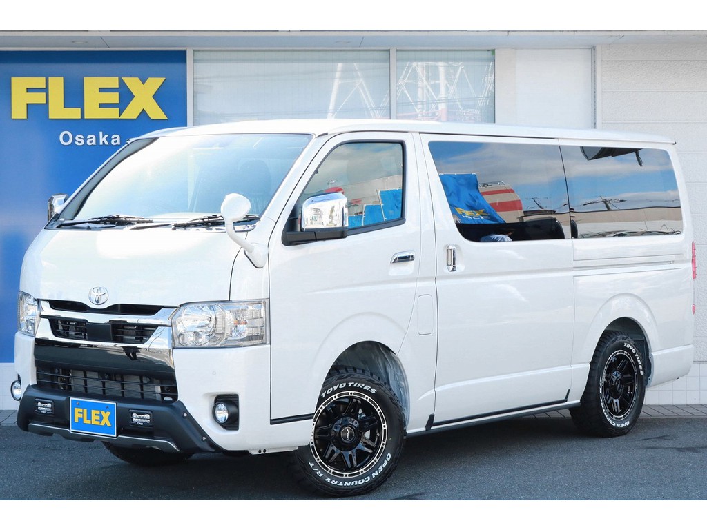 トヨタ ハイエースバン 2 8 スーパーgl ダークプライム ロングボディ ディーゼルターボ 4wd 車探しなら中古 車 新車の専門店flex フレックス へ