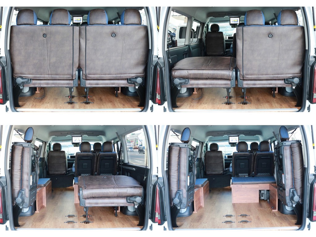 ４列目シートは跳ね上げ簡単です☆彡