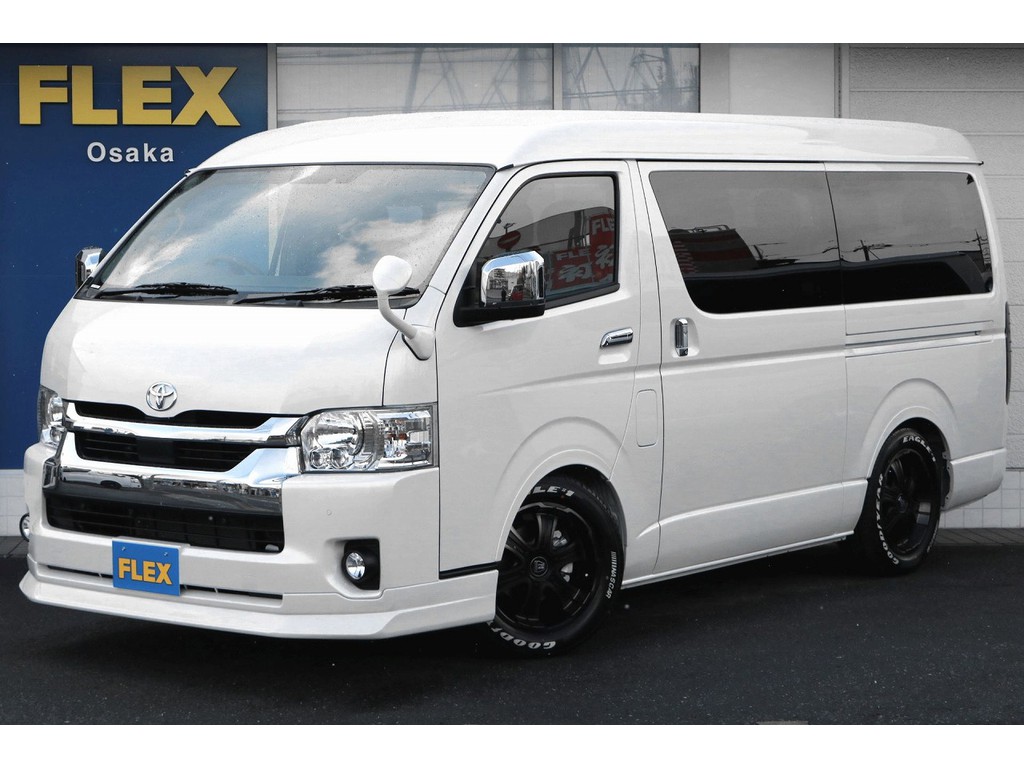 新車ハイエースワゴンＧＬ２ＷＤ　Ｖｅｒ１デニム内装架装車両が完成しました！