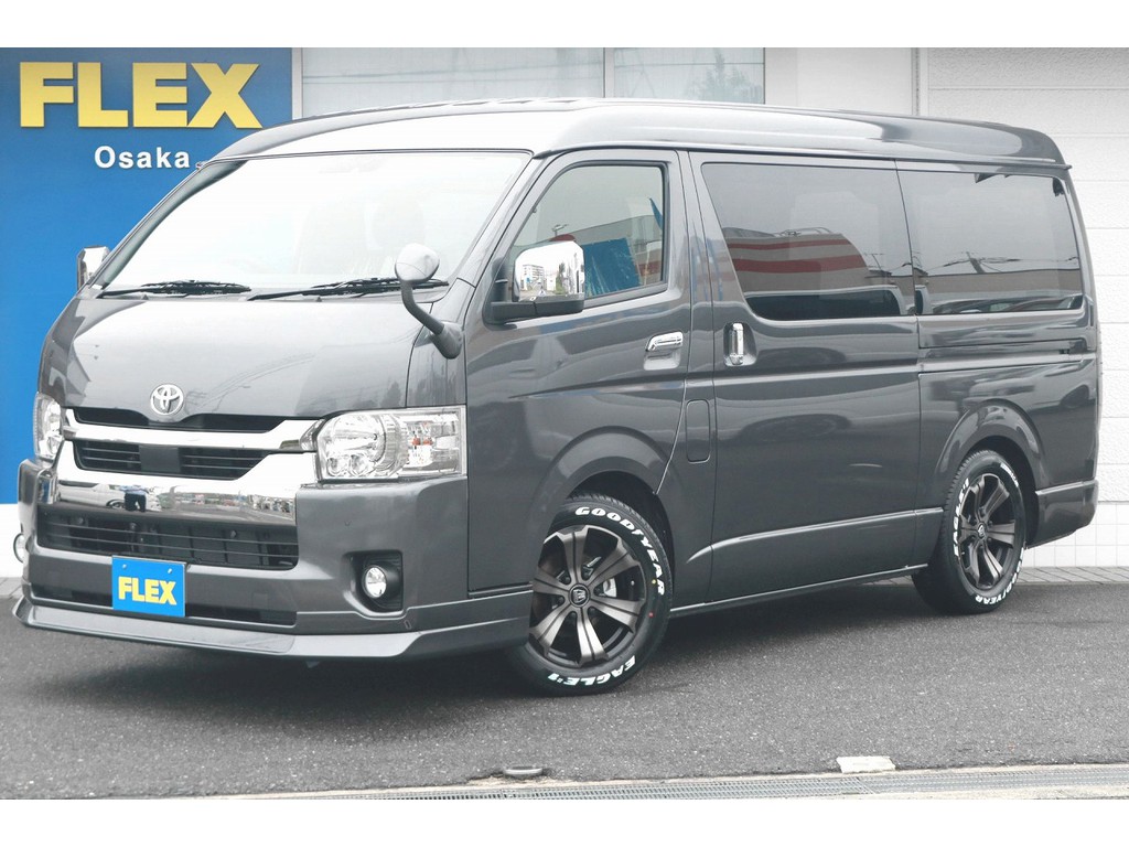 新車ハイエースバン　ワイド　ダークプライムⅡ　ディーゼル２ＷＤの内外装フルカスタム車両が完成致しました！！