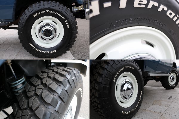 ＤＥＡＮ１６インチＡＷ＆ＢＦ２５５ＭＴタイヤの組み合わせになります！