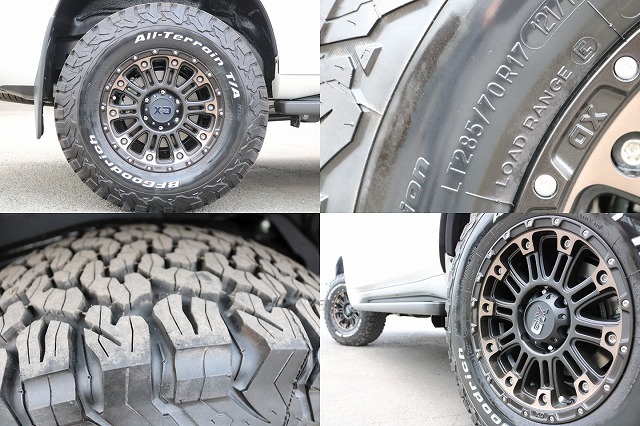 新品ＸＤ17インチＡＷ＆ＢＦ２８５ＡＴタイヤ！