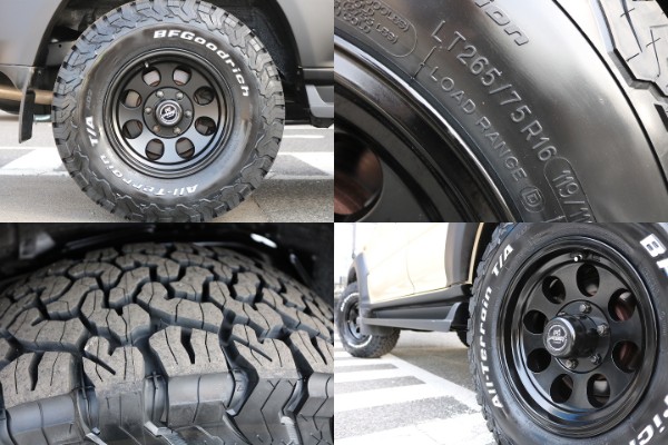 新品ジムライン１６インチＡＷ×ＢＦ Ｇｏｏｄｒｉｃｈ２６５ＡＴタイヤ ！