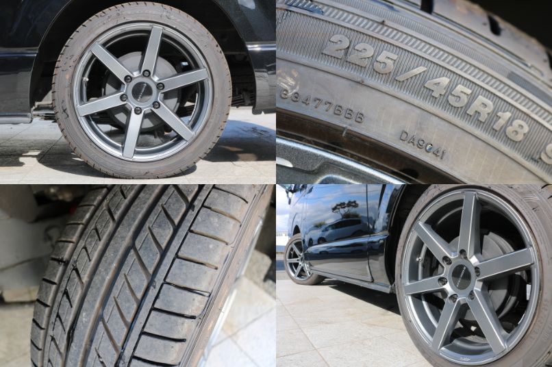 バットラッカー１８インチＡＷ＆Ｇｏｏｄｙｅａｒ２２５タイヤ！