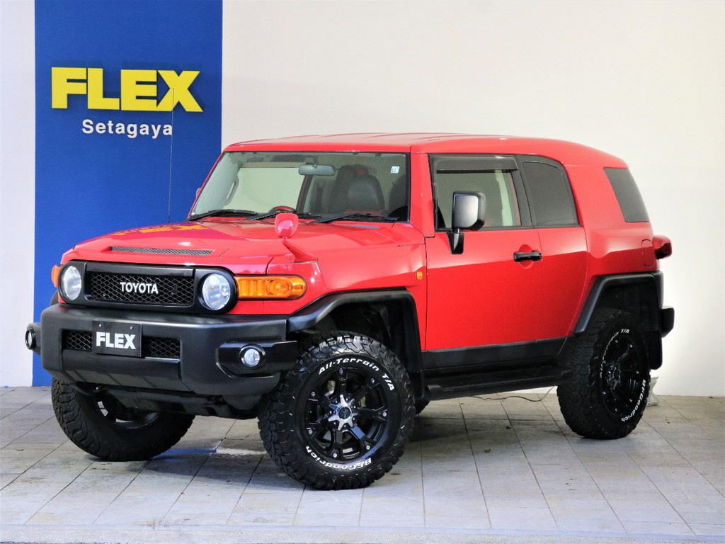 トヨタ Fjクルーザー 4 0 レッドカラーパッケージ 4wd 車探しなら中古車 新車の専門店flex フレックス へ
