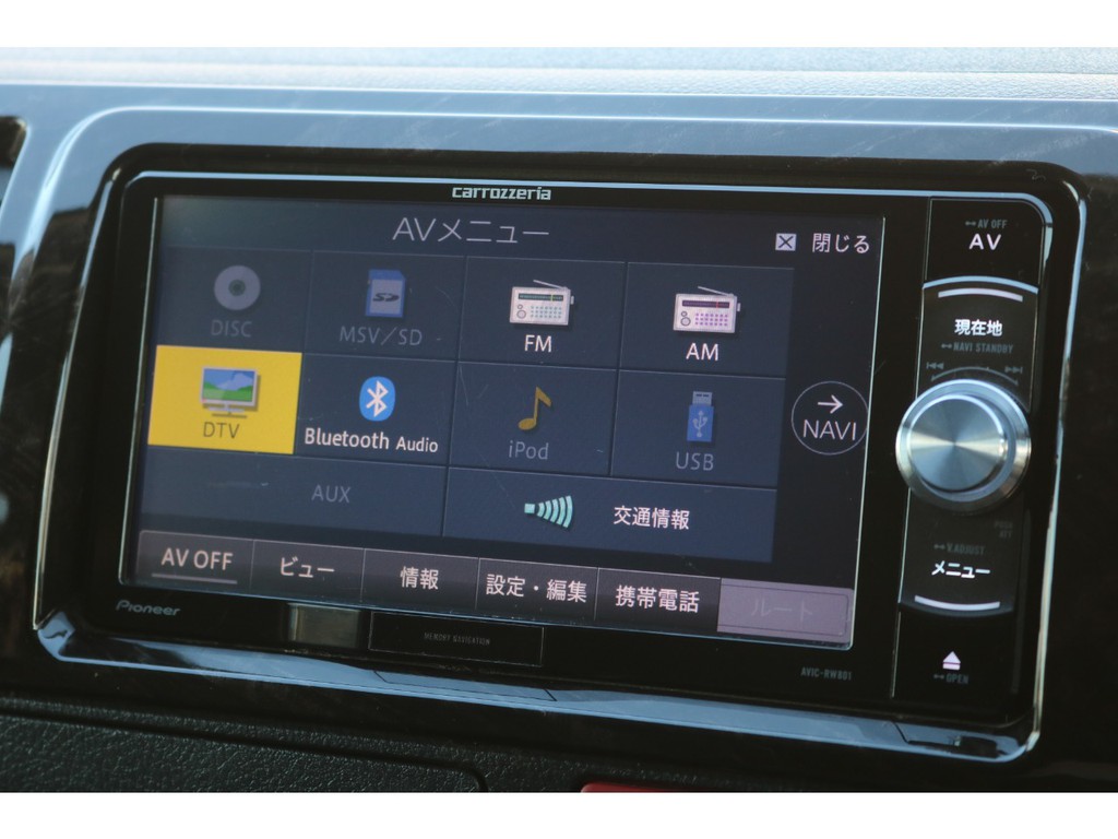 カロッツェリア製ＳＤナビＴＶ完備！