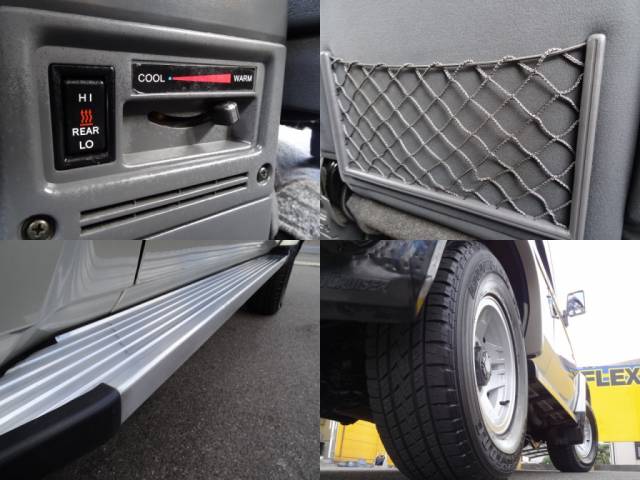 シート裏ネットも張りがあります。嬉しいリアヒータ付き。サイドステップも綺麗です＾＾