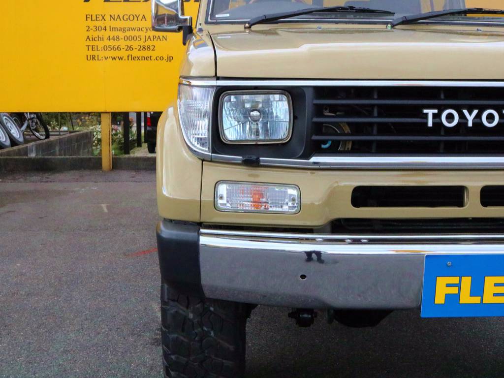 グリルのTOYOTAロゴがクラシック感をより高めてくれますね！