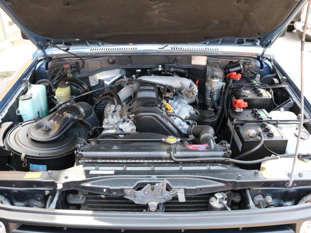 １ＫＺの３０００ｃｃディーゼルターボエンジン搭載☆よく走り、悪路もこなすタフなエンジン☆