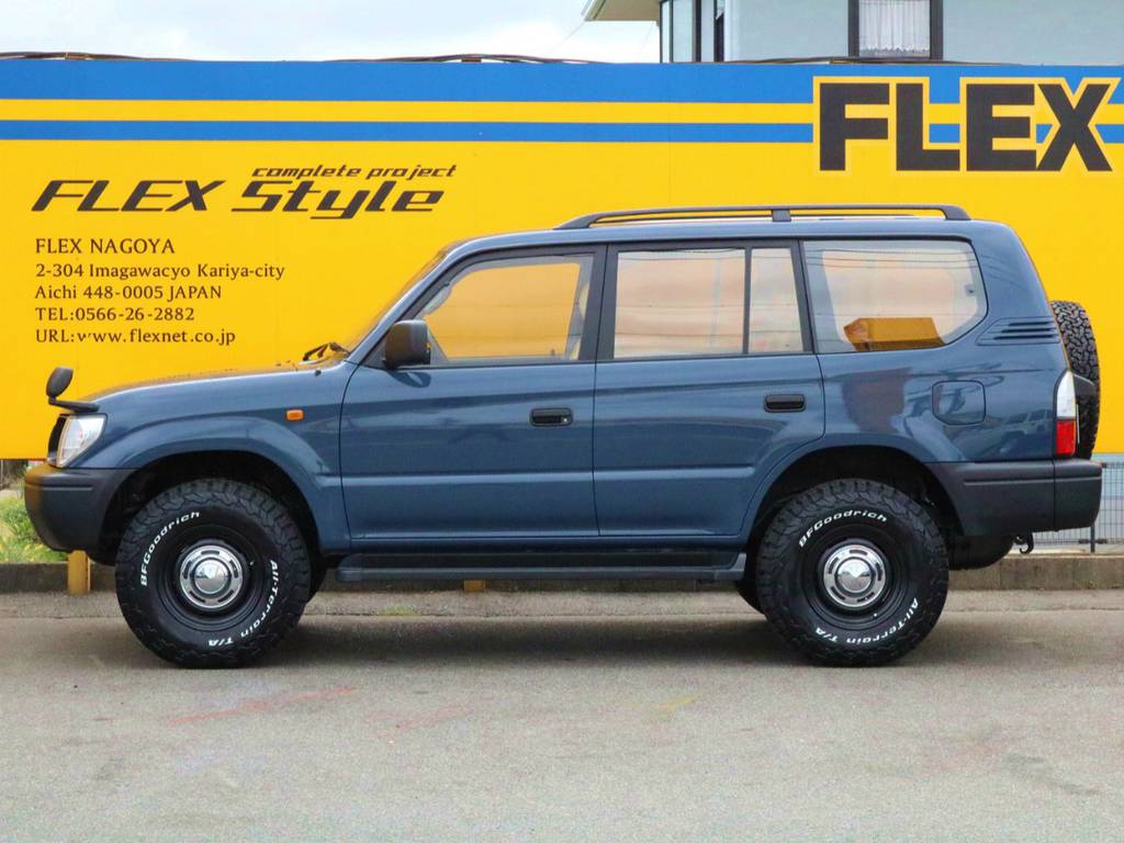 車高はノーマル車高でのコンプリートです！！更なるリフトアップも勿論承ります！！お気軽にお問い合わせください！！