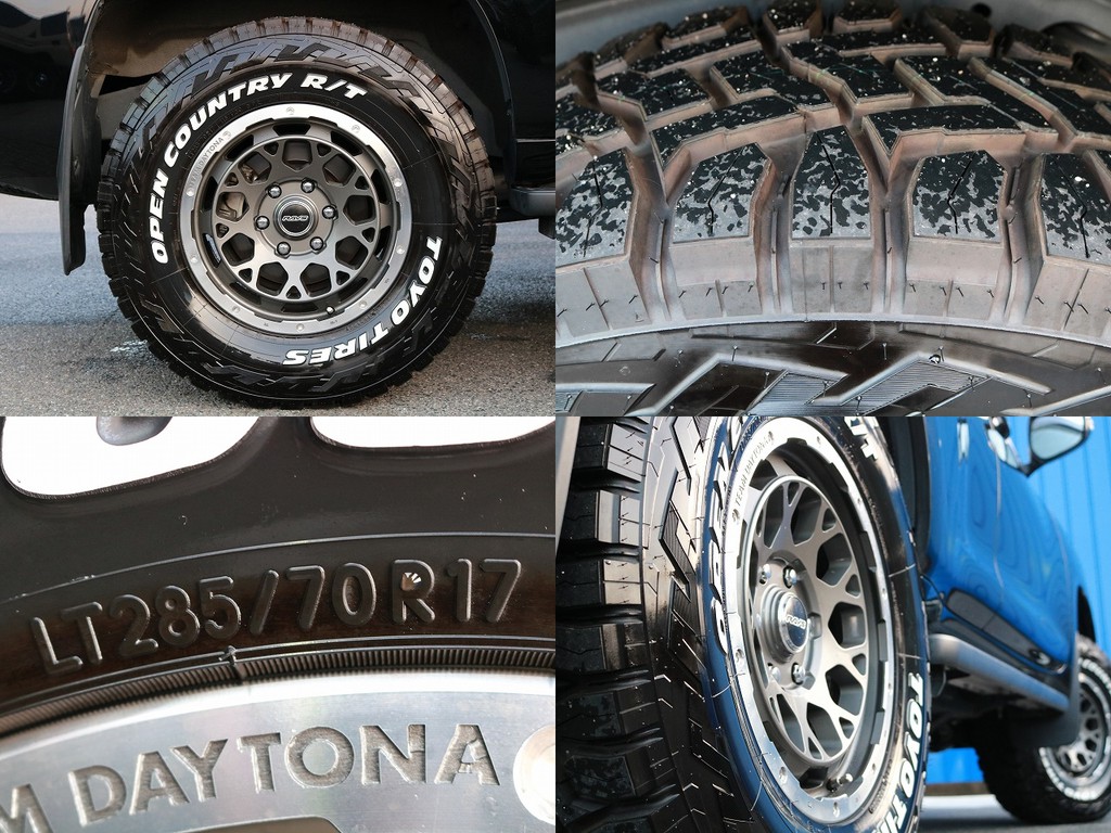 新品ＲＡＹＳ１７インチＡＷ！BFグッドリッチ２８５/７０Ｒ１７！！　オシャレは足元からですね。お問い合わせお待ちしております。