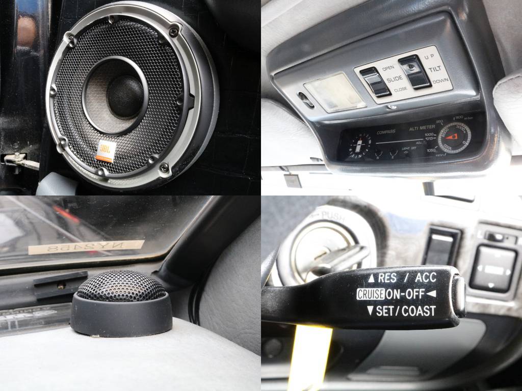 社外ＪＢＬスピーカー装備！良い車には良い音が欲しくなりますよね。