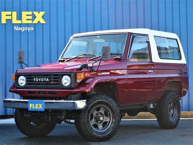 平成10年式　73　LX　FRPトップ　フェンダーミラー　漢の5速MT　実走行12.9万キロ　ワインレッド×ホワイト車のご案内です！