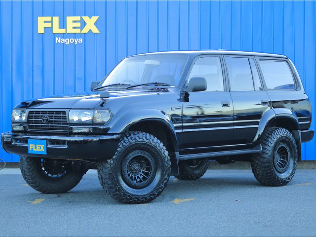 平成５年式　VX-LTD　中期モデル　ディーゼルターボ車両！！走行8.7万キロ　トヨタ純正202ブラック塗装　シートカバー　３インチリフトアップ　ブラッククルーザーのご紹介です！