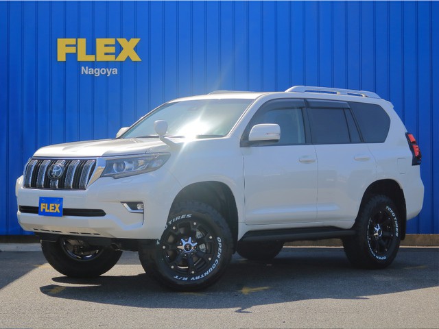 新車未登録車　150系プラド！　2800Cディーゼルエンジン　TXグレード　人気のパールホワイト　５人乗り　名古屋店スペシャルパッケージ車のご案内です！！