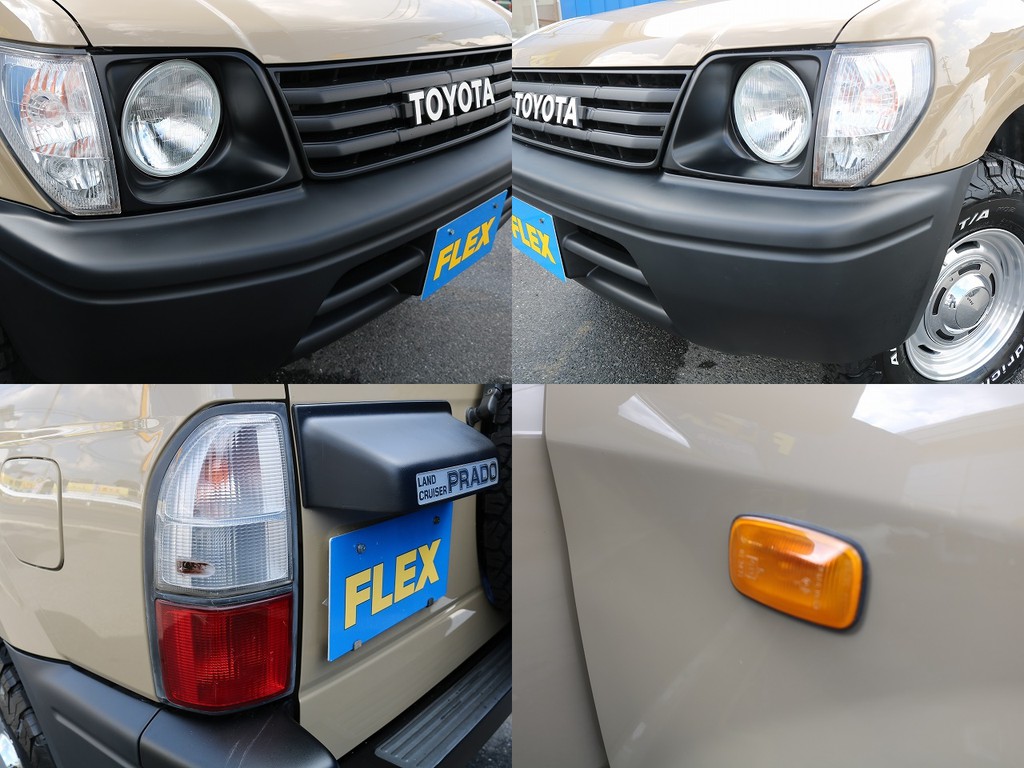 すべて純正パーツで作り上げておりますので、丸目ヘッドライトは純正になります！TOYOTAグリルも装着予定になります！