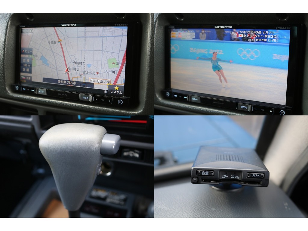 カロッツェリアナビをインストール済みです！！ＥＴＣも付いていますので高速道路で渋滞にハマることなく目的地にたどり着くことが出来ます★