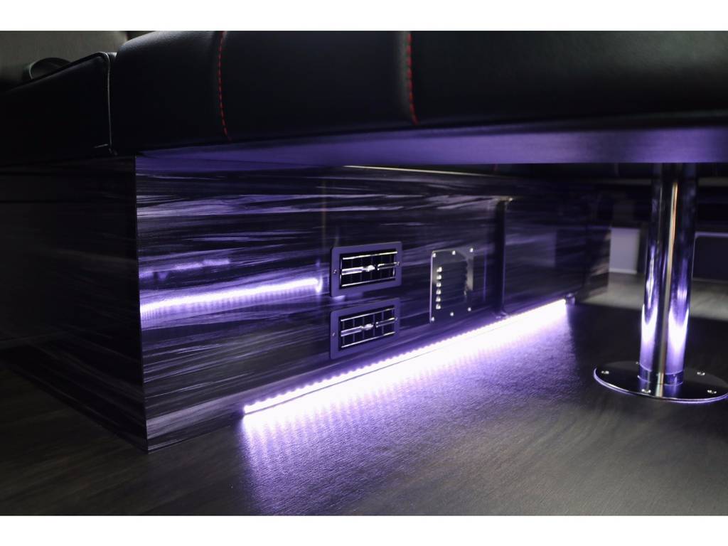 ベット下ＬＥＤ間接照明付き！