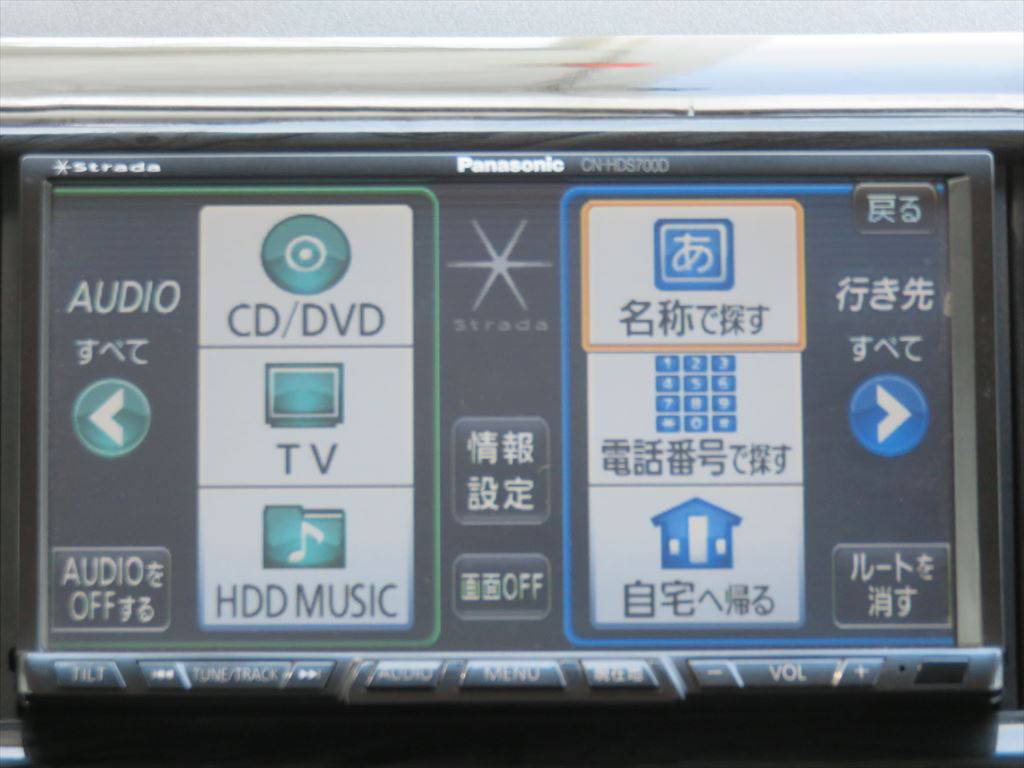 嬉しいパナソニックストラーダナビゲーション装備済み♪