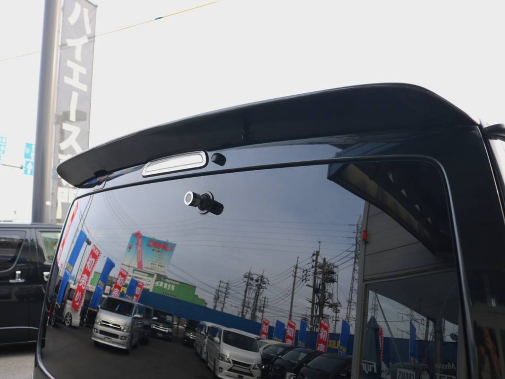 リアルーフスポイラー！リアアンダーミラーカバー！ＬＥＤハイマウントストップランプ！