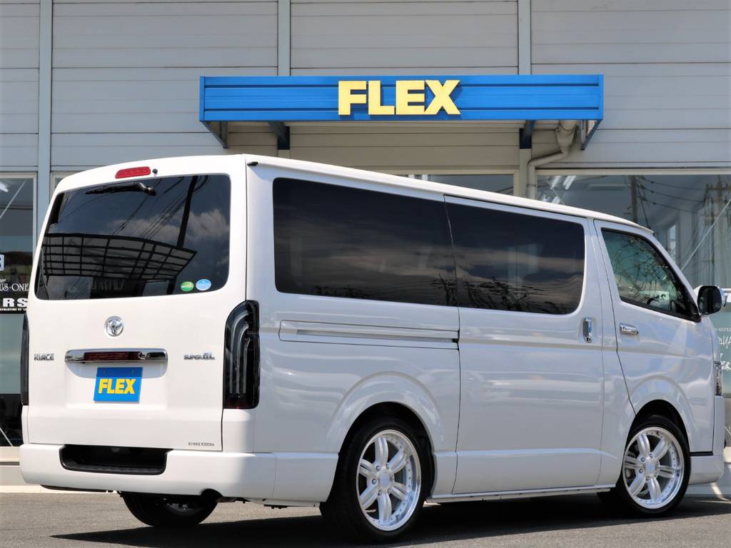 【リアビュー】オリジナルのＬＥＤテール『煌』が全体を引き締めます♪Ｅマーク取得製品ですので、車検も安心です☆
