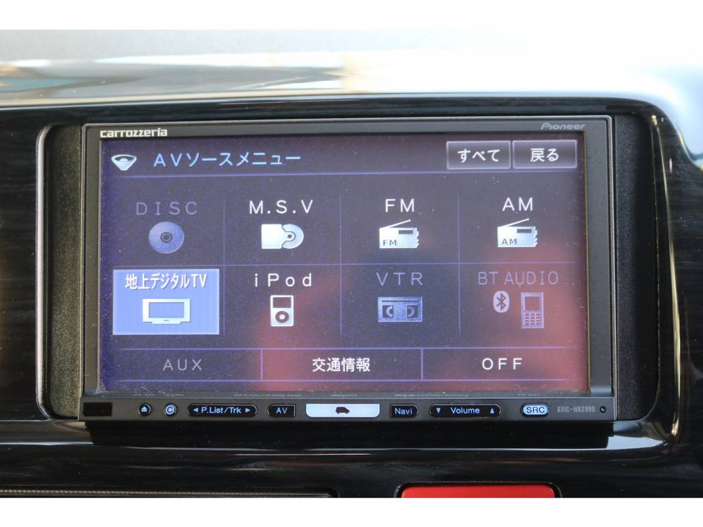 フルセグチューナー完備ナビ！ＤＶＤビデオ再生＆ＣＤ録音機能付き！