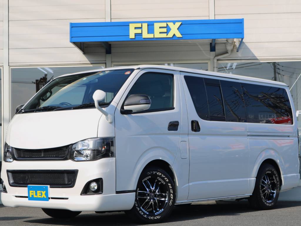 買取直販格安！新車１オーナーのディーゼルターボ４ＷＤスーパーＧＬ入庫！カスタムてんこ盛り！