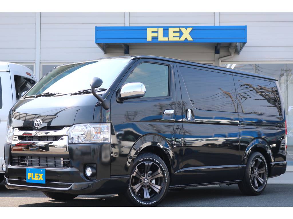 ☆新型クリーンディーゼル搭載ハイエースバンのカスタム車両入庫致しました☆即納可能♪
