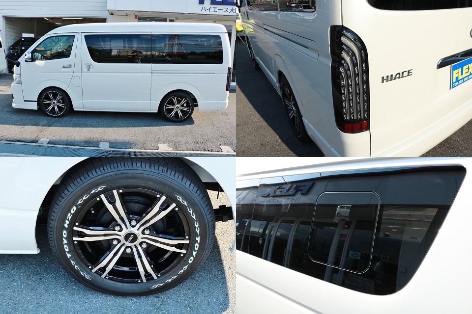 ＬＥＤテール！フロントリップスポイラー！デイトナＦＤＸ１７ＡＷ＆Ｈ２０タイヤ！サイドガラス開閉式！現車は大阪店在庫ですのでお求め＆お問い合わせは大阪店までお気軽にどうぞ！