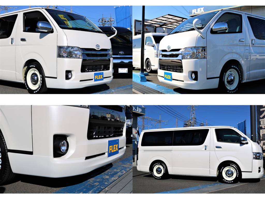 【外装全体イメージ】左右フロント☆４１５コブラ製の内巻きフロントリップ採用♪