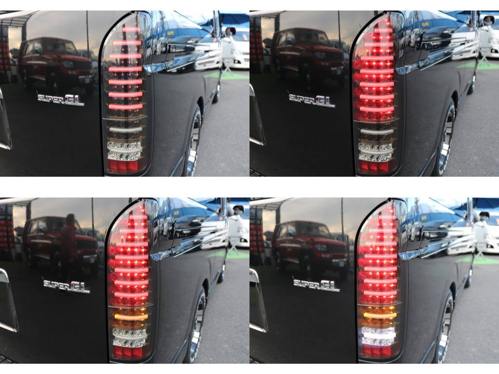 バレンティＬＥＤテールランプ☆ＬＥＤライトバーの輝きは､思わず他の車の前を走りたくなる美しさ！