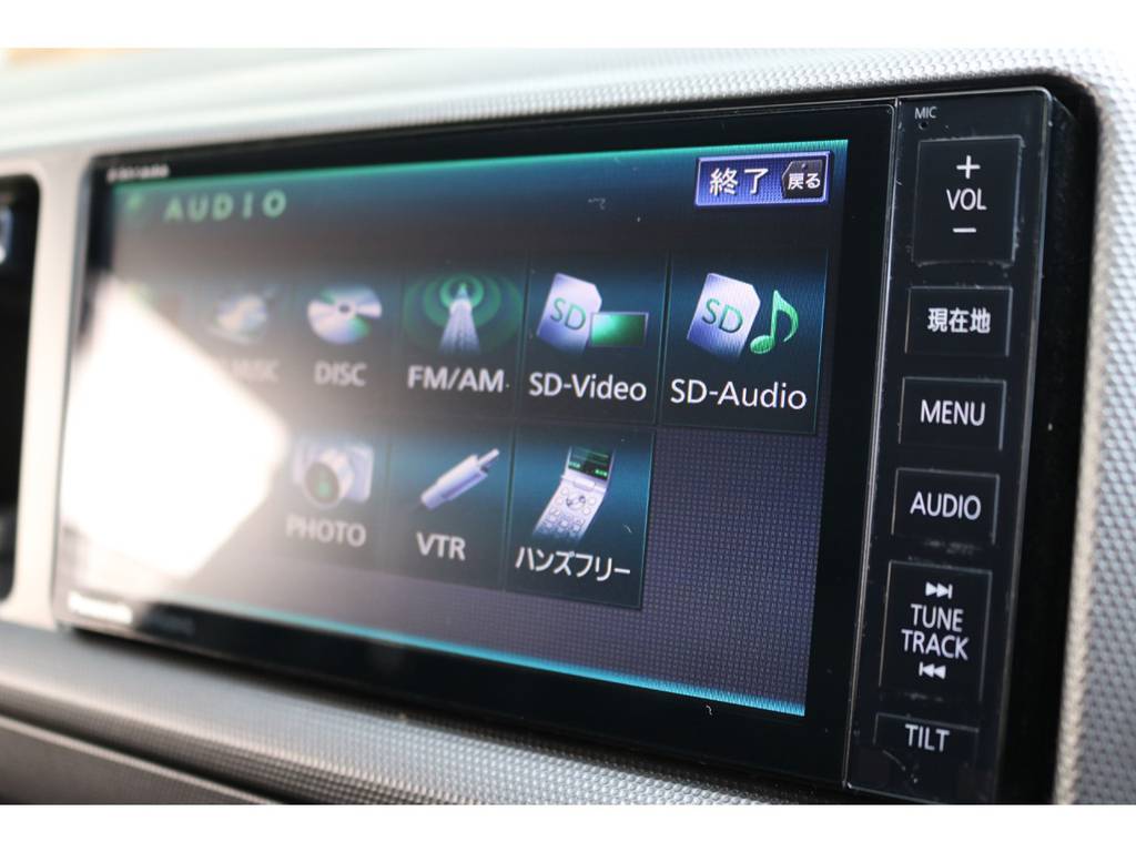 パナソニック製ＨＤＤナビ搭載！音楽の録音機能付きです！