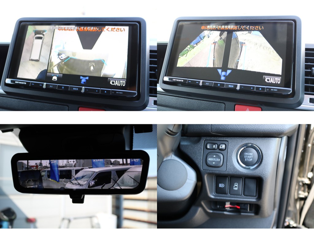 パノラミックビューモニター＆デジタルインナーミラー搭載♪