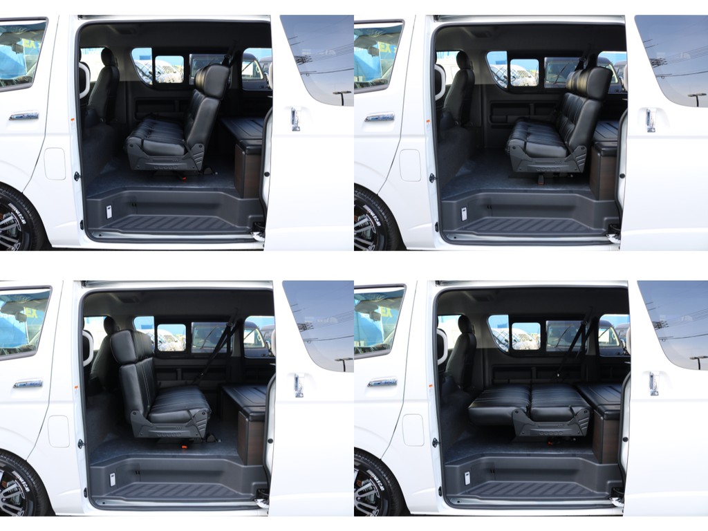 シートアレンジ様々♪