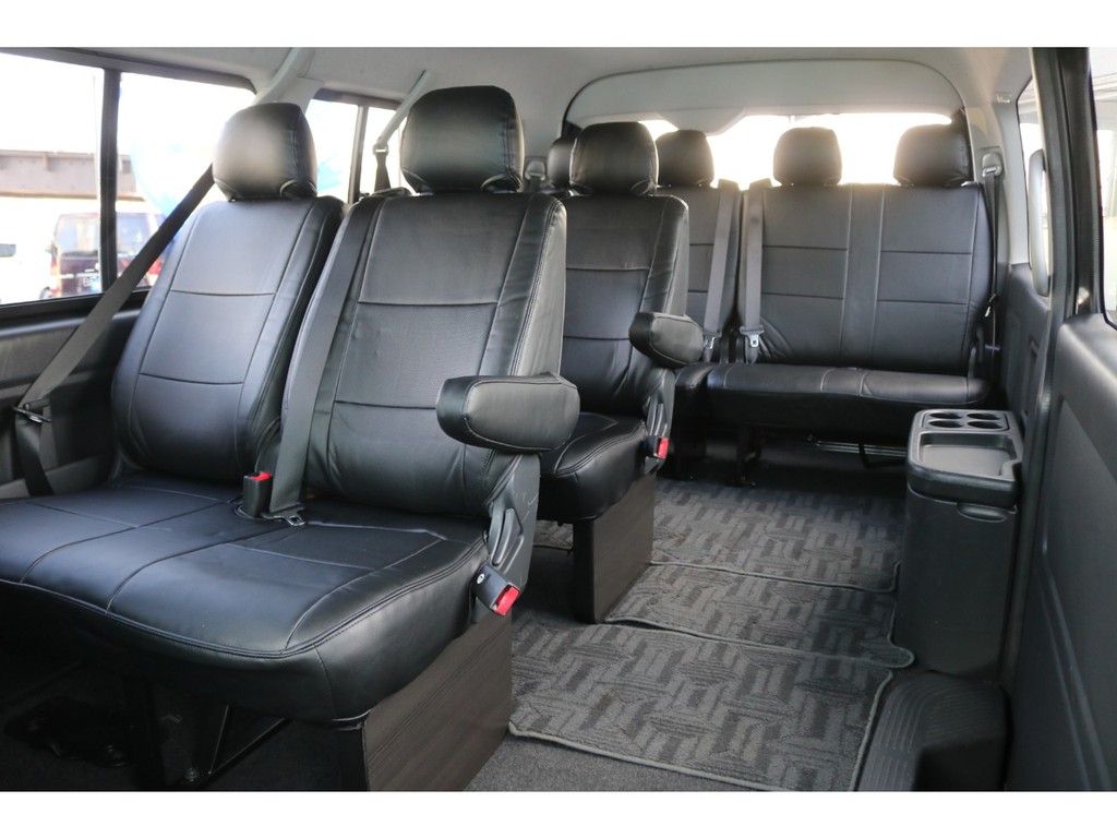 黒革調シートカバー♪