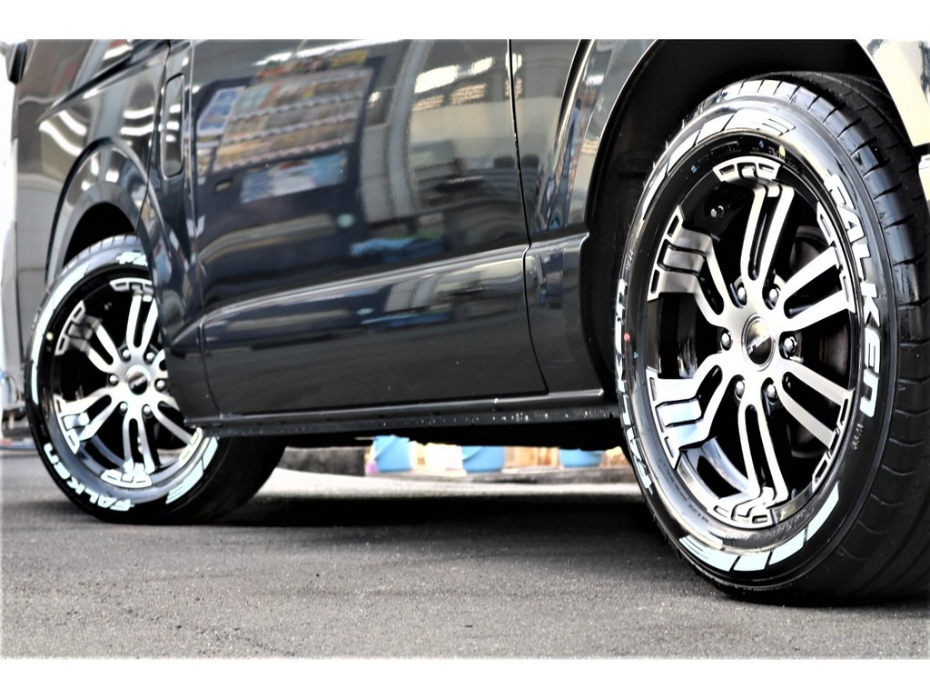 ＦＡＬＫＥＮ１７インチホワイトレタータイヤ♪