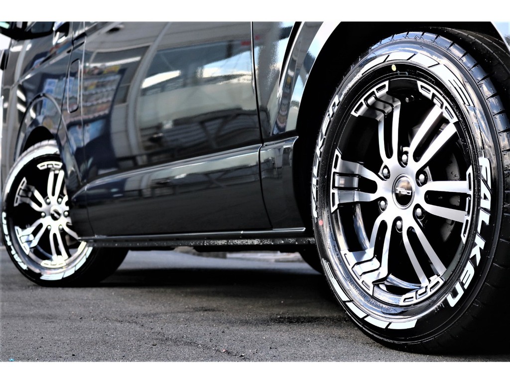 ＦＡＬＫＥＮ１７インチホワイトレタータイヤ♪