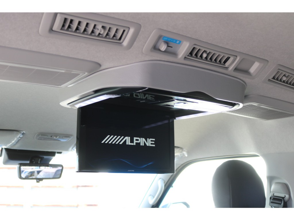 ＡＬＰＩＮＥ製１２．８インチフリップダウンモニター♪