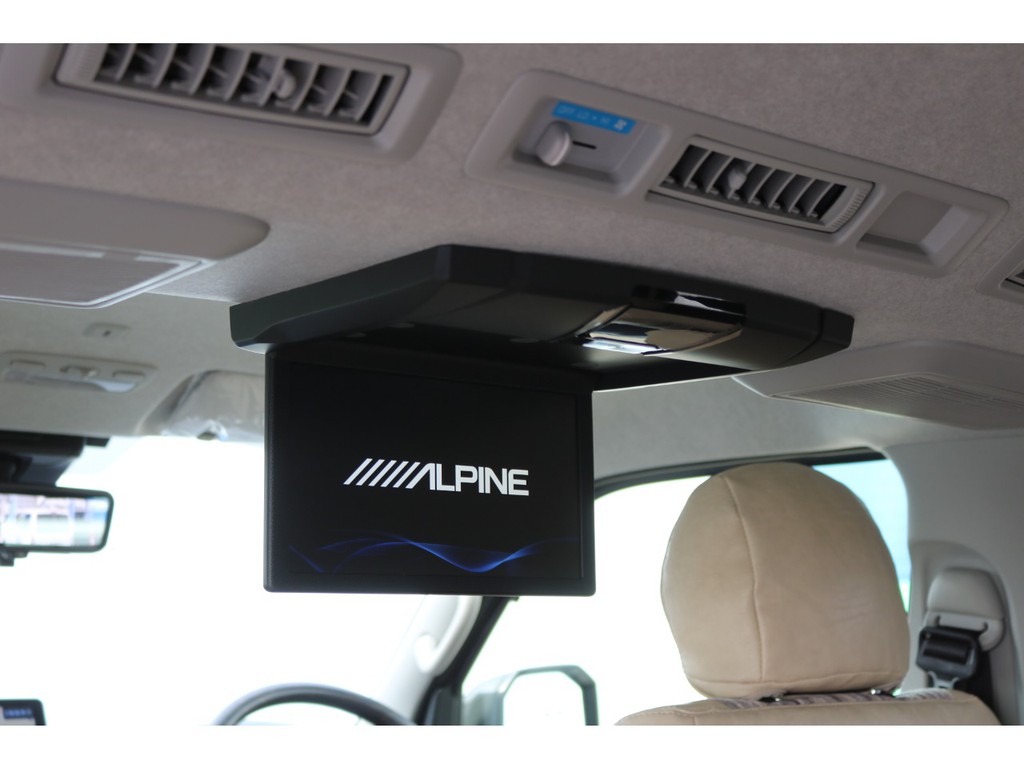 ＡＬＰＩＮＥ製１０インチフリップダウンモニター♪