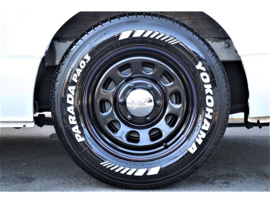 ＤＡＹＴＯＮＡ１６インチテッチンホイール×ＹＯＫＯＨＡＭＡ１６インチホワイトレタータイヤ♪