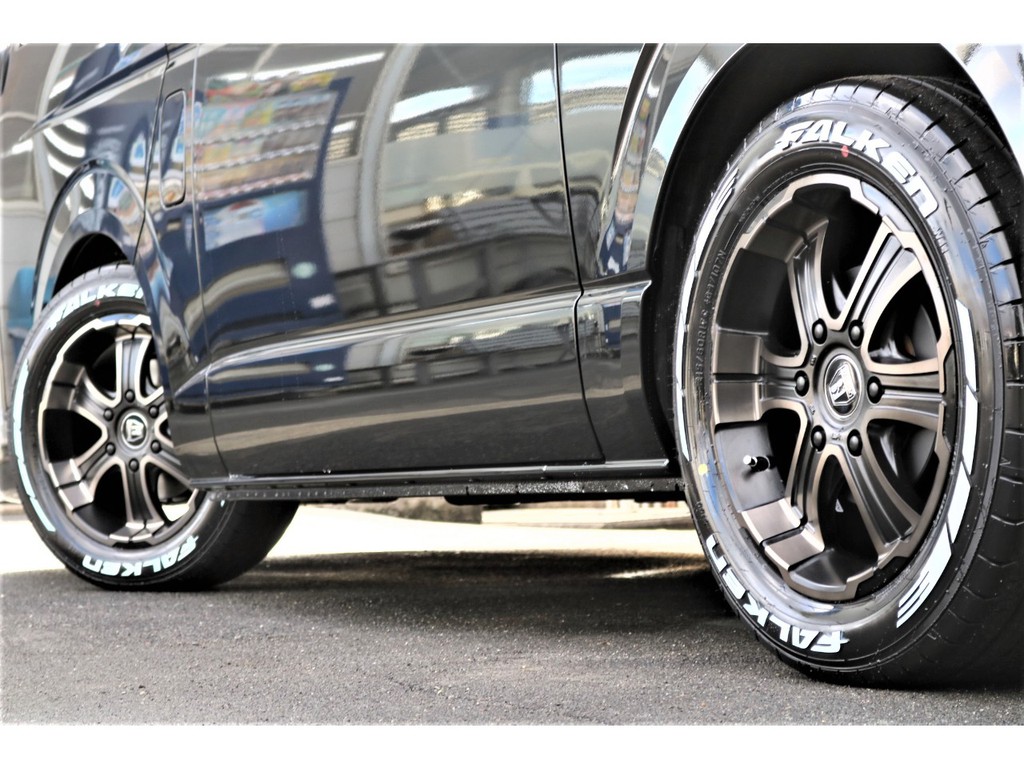 ＢＡＲＢＥＲＯ１７インチアルミホイール×ＦＡＬＫＥＮ１７インチホワイトレタータイヤ♪