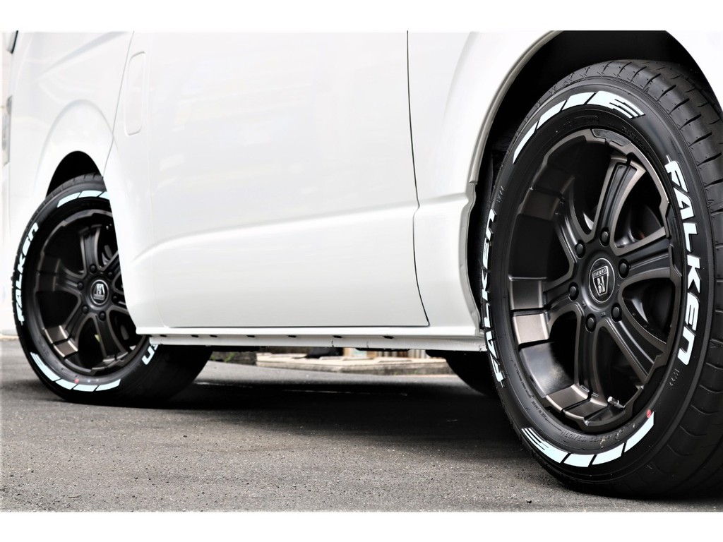 ＦＡＬＫＥＮ１７インチホワイトレタータイヤ♪