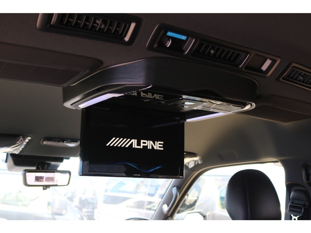 ＡＬＰＩＮＥ製１２．８インチフリップダウンモニター♪