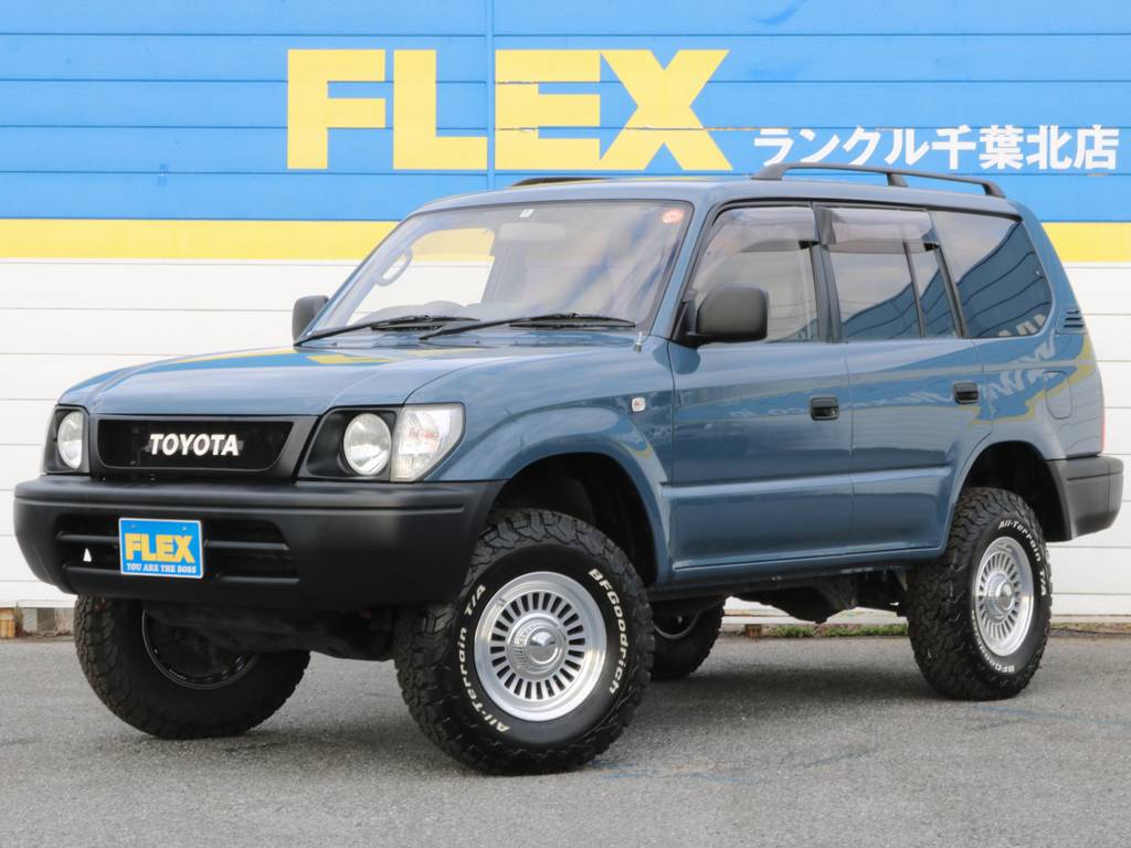 アルルブルーＮＥＷペイントカスタム９５プラドの入庫です！