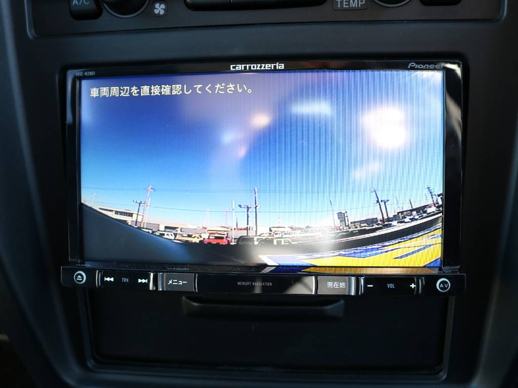 バックカメラも新品装着済みですので安心後方視界！