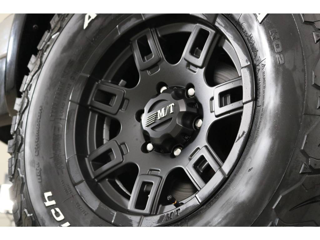 サイドビター１６インチＡＷ＆ＢＦグッドリッチオールテレーンを新品でインストール☆