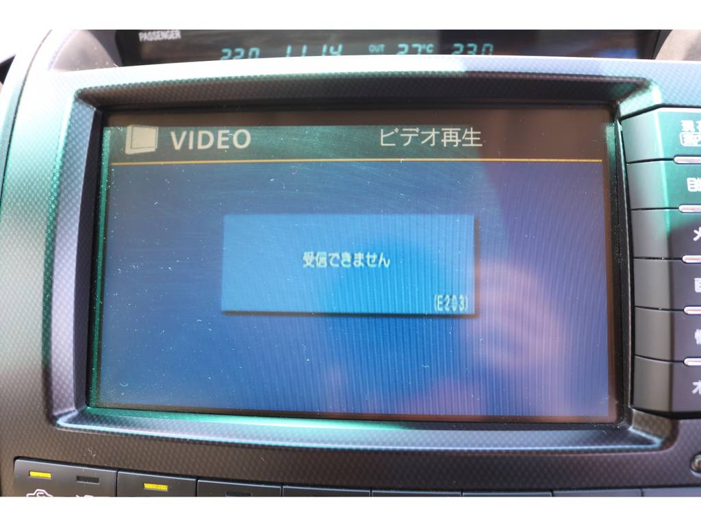 地デジチューナーも装着済み！