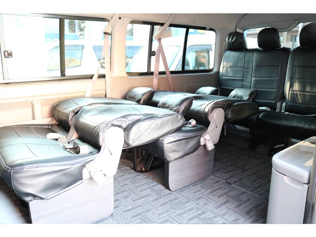 リクライニング加工済み！新品ＦＬＥＸフットパネル装着！