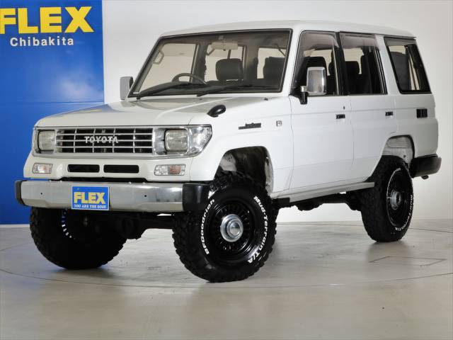 ＮＯｘ.ＰＭ適合車７８プラドの入庫です！人気のホワイトカラー！
