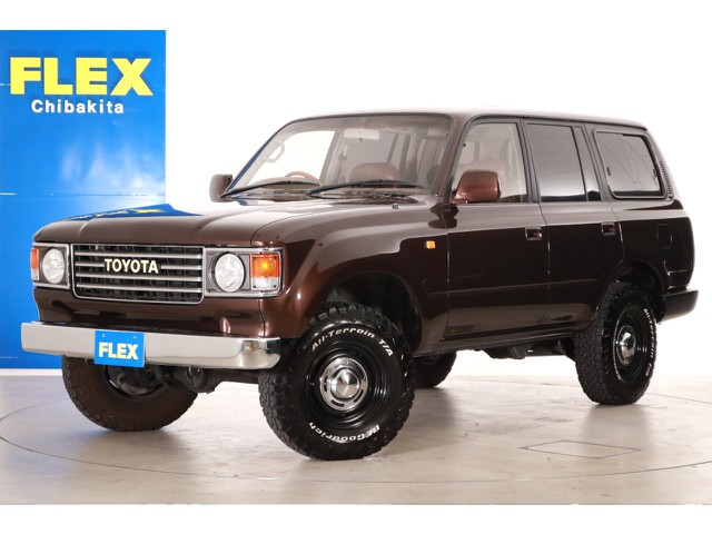 ＦＬＥＸカスタムブランドＲｅｎｏｃａ！ランクル８６！ブラウンペイント＆ナロー化！丸目フェイス換装！